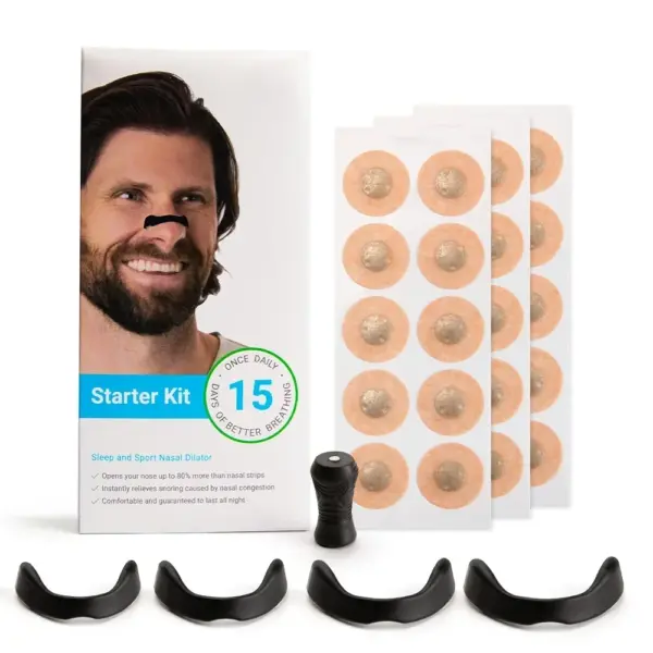 Sport næsedilatator Søvn næseånding Dilator Starter Kit Næseånding Strips Magnetiske Næsestrips Reducerer Snorken